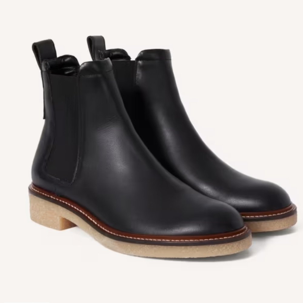 Everlane Womens Chelsea Boots Black Size 7